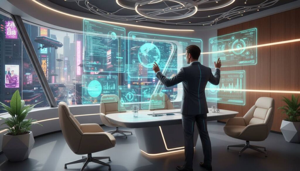 Современное рабочее место 2026 года с использованием искусственного интеллекта