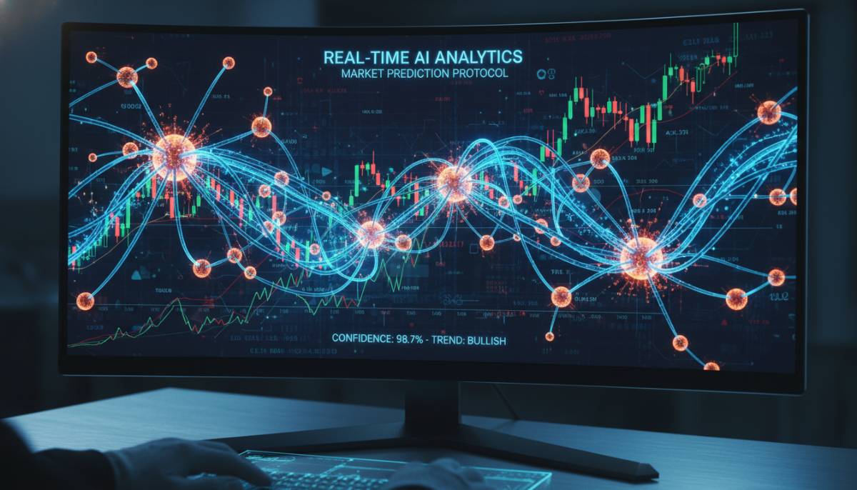 Нейросеть анализирует биржевые графики и числовые данные