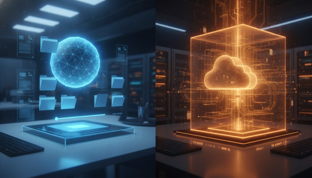 Иллюстрация битвы ИИ-ассистентов: локальный Claude против дорогого облачного Gemini.