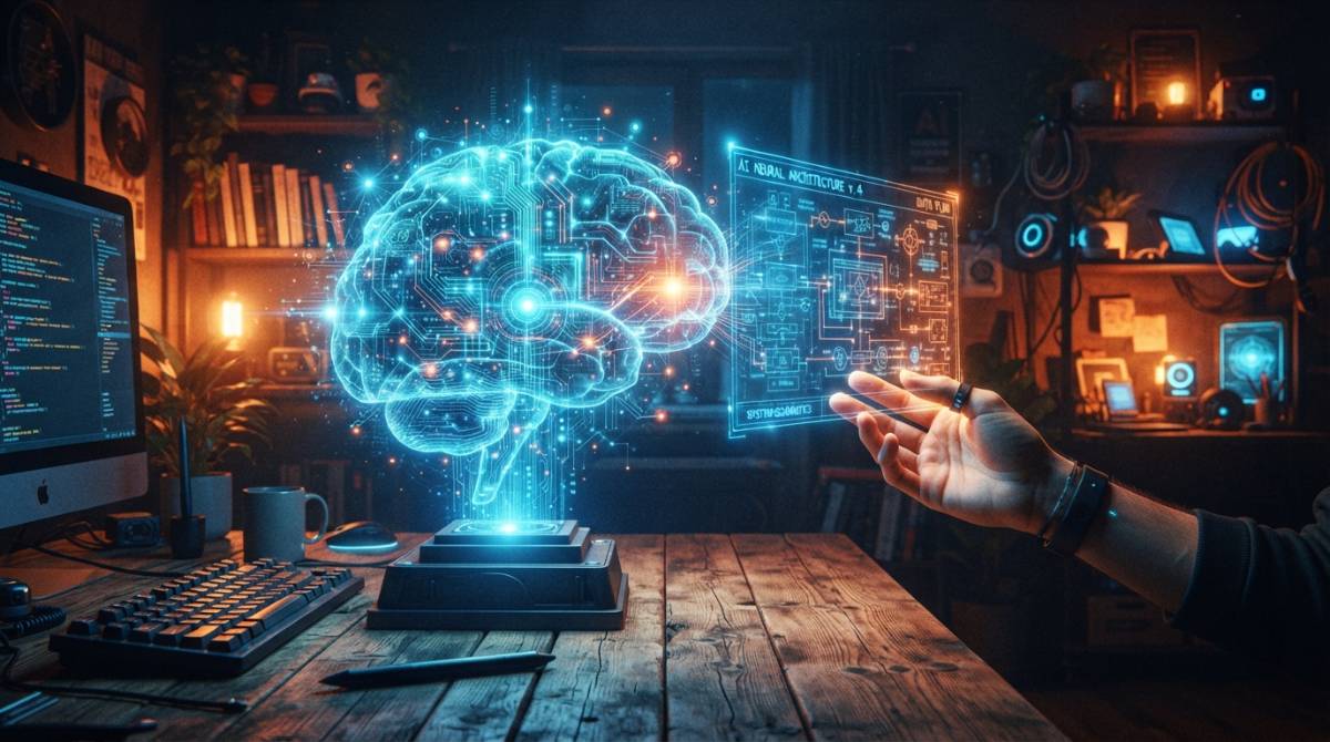 Искусственный интеллект генерирует первый набросок задачи, помогая человеку преодолеть творческий кризис.
