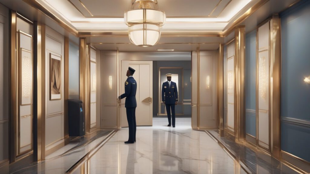 Курьер случайно заходит в президентский люкс благодаря сбою в системе распознавания лиц отеля.