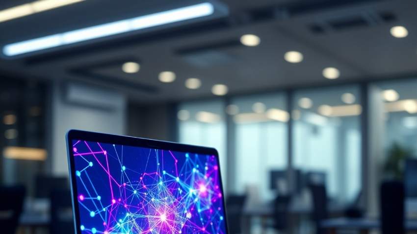 Digital workspace with artificial intelligence visualization